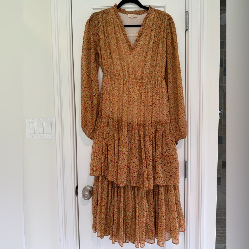 Floral Ruffled Maxi Dress